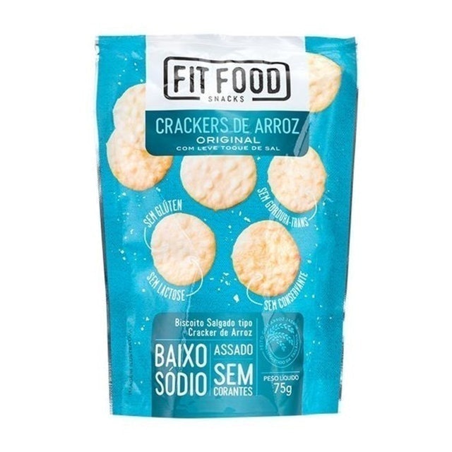 FITFOOD Snack Cracker de Arroz Original 75g 1