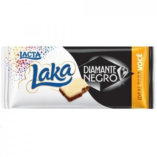 LACTA Tablete Chocolate Laka Diamante Negro 90g 1