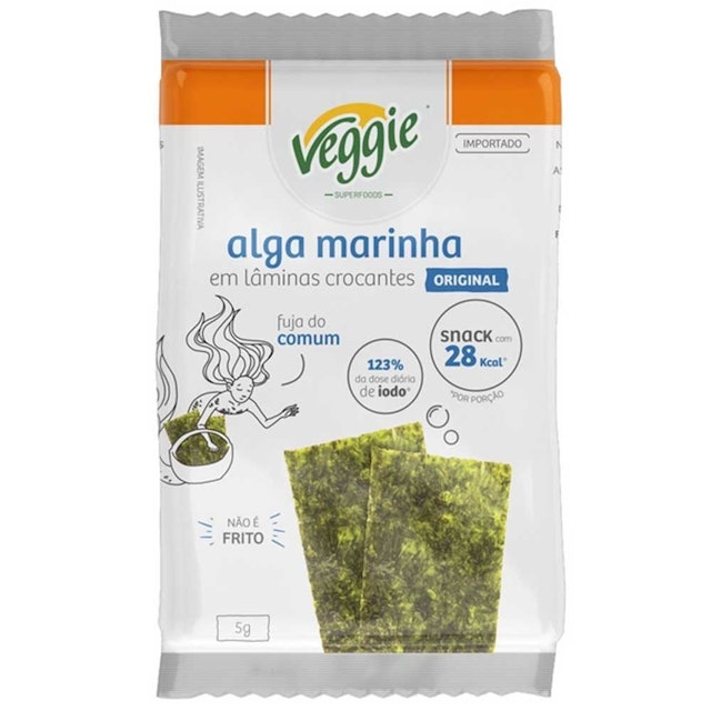 VEGGIE Snack de Algas Original 5g 1