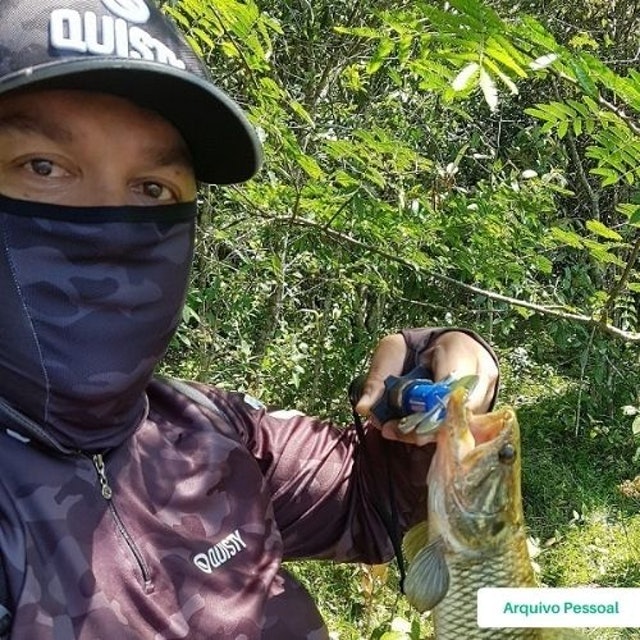 QUISTY Camisa de Pesca com Proteção 50 UV + Máscara 1
