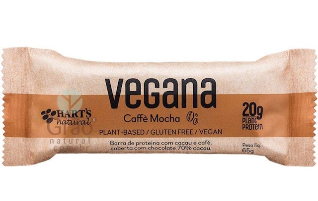 HART'S NATURAL Barra De Proteína Vegana Caffé Mocha 65g 1