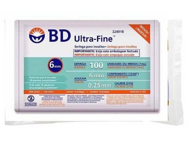 BD Seringa de Insulina Ultra-Fine 1