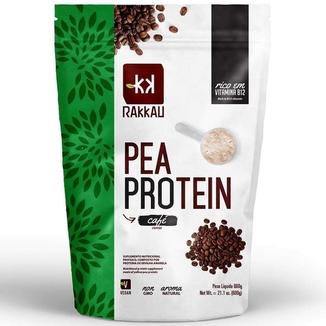 RAKKAU Proteína de Ervilha Pea Protein Café 600g 1