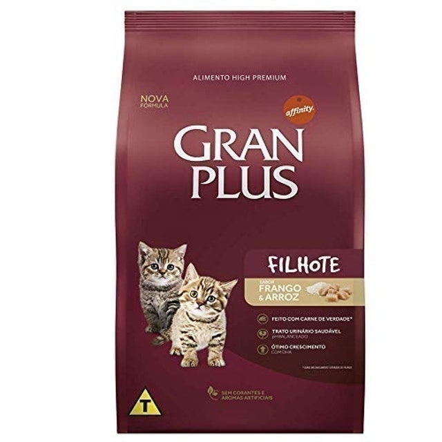 GRAN PLUS Ração para Gatos Filhotes Premium Grand Plus 1