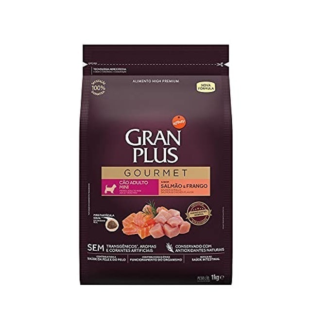 GRAN PLUS Ração Super Premium Grand Plus Gourmet 1