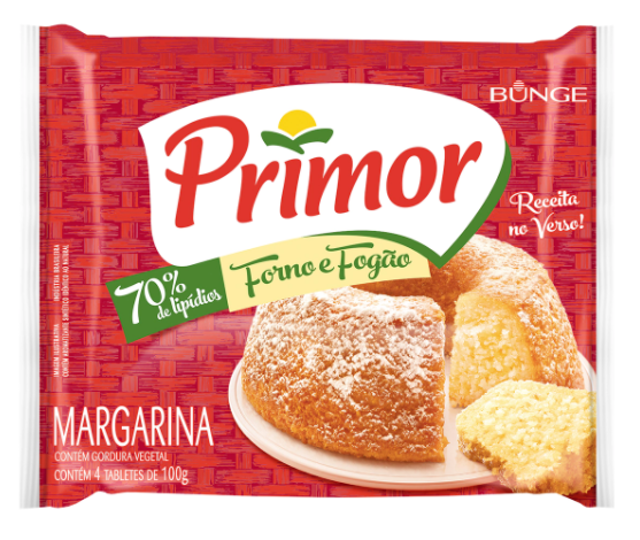 PRIMOR Margarina Primor Forno e Fogão (400 g)  1