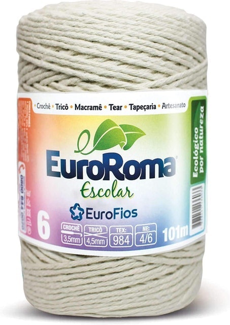 EUROROMA Kit de Barbantes para Crochê EuroRoma Escolar 1