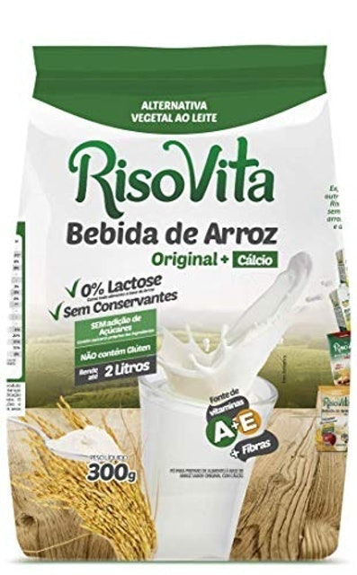 RISOVITA Leite Vegetal em Pó de Arroz Original 1
