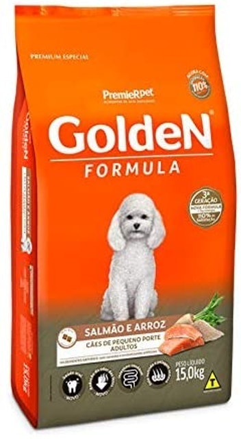 PREMIERPET Ração GoldeN Formula para Cães Adultos de Porte Pequeno (15 kg) 1