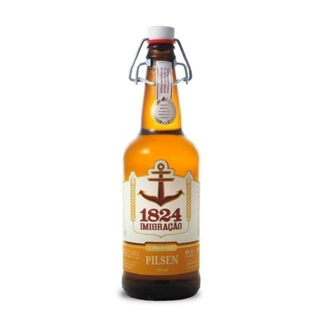 CERVEJARIA 1824 IMIGRAÇÃO  Cerveja Pilsen Artesanal Imigração (500 ml) 1