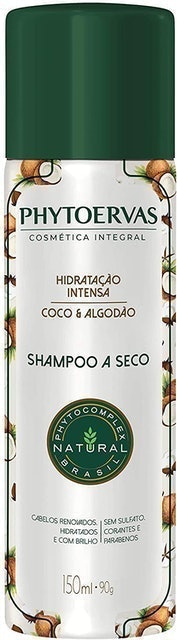 PHYTOERVAS  Shampoo a Seco Phytoervas Hidratação Intensa 1