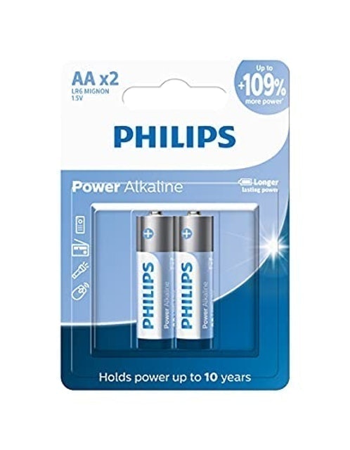 PHILIPS Pilha Philips Alcalina AA 1,5V 1