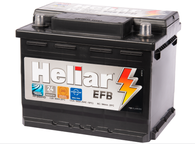 HELIAR Bateria de Carro EFB Heliar HFB60HD 1