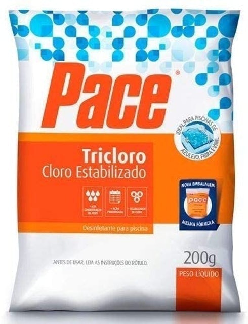 PACE Cloro para Piscina Pace Tricloro (200 g) 1