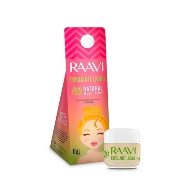 RAAVI Esfoliante Labial Raavi Natural Balm Mint  1