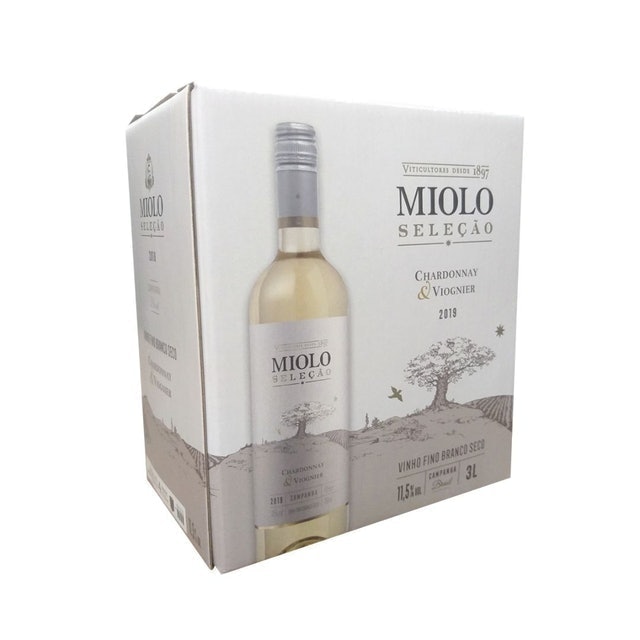 MIOLO Vinho Branco Seleção Chardonnay & Viognier Bag in Box 1