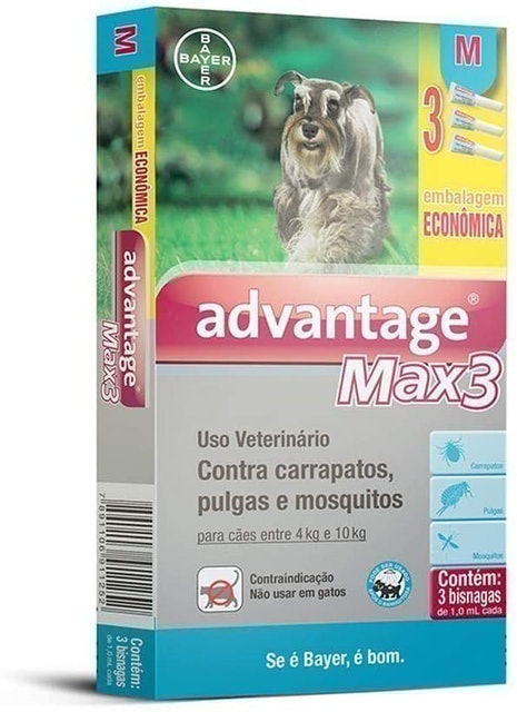 BAYER Remédio para Carrapato Advantage Max3 1
